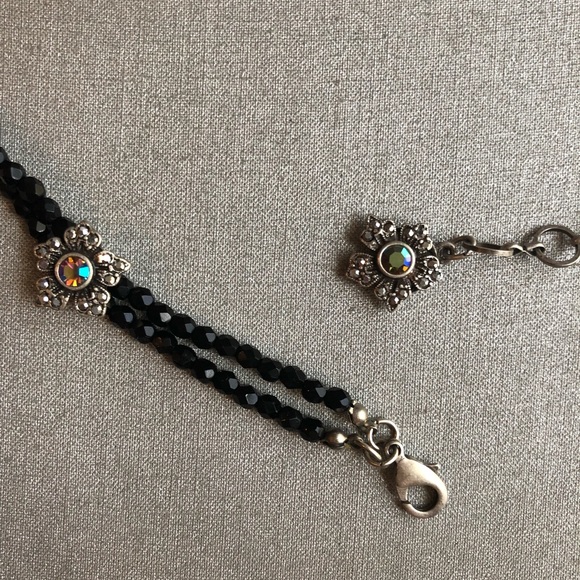 Sweet Romance Black Bead Wrap Bracelet- NWOT - Picture 8 of 8